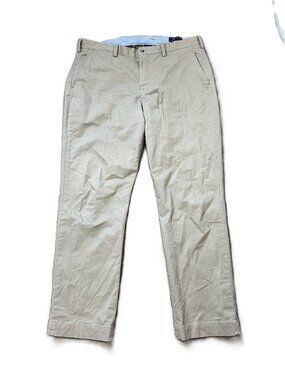 Polo Ralph Lauren Khaki Pants Stretch Straight Fit 38 32